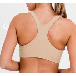 NEW ModLi Racerback Swim Bra Size XS Extra Small Black NWT Honey